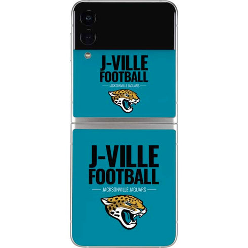 NFL Jacksonville Jaguars Team Motto Galaxy Z Flip4 5G Skin