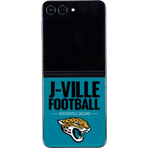 NFL Jacksonville Jaguars Team Motto Galaxy Z Flip5 5G Skin