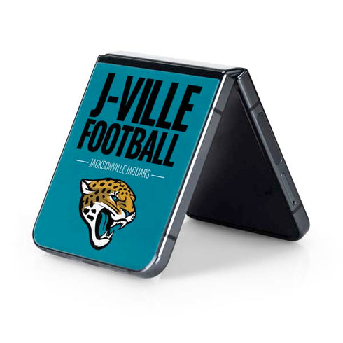 NFL Jacksonville Jaguars Team Motto Galaxy Z Flip5 5G Skin
