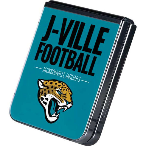 NFL Jacksonville Jaguars Team Motto Galaxy Z Flip5 5G Skin