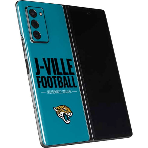 NFL Jacksonville Jaguars Team Motto Galaxy Z Fold2 5G Skin