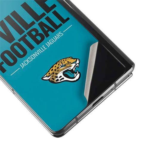 NFL Jacksonville Jaguars Team Motto Galaxy Z Fold2 5G Skin