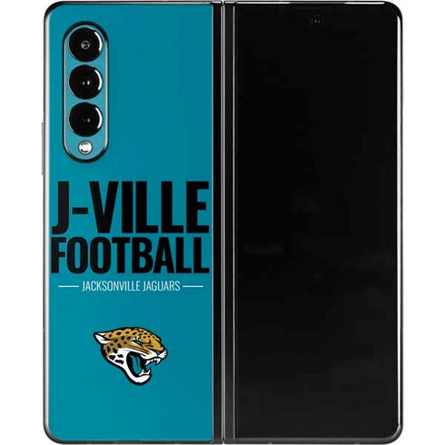 NFL Jacksonville Jaguars Team Motto Galaxy Z Fold3 5G Skin