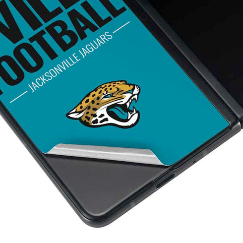 NFL Jacksonville Jaguars Team Motto Galaxy Z Fold4 5G Skin