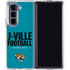 NFL Jacksonville Jaguars Team Motto Galaxy Z Fold5 5G Clear Case