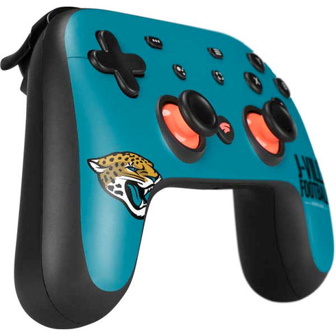 NFL Jacksonville Jaguars Team Motto Google Stadia Controller Skin