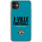 NFL Jacksonville Jaguars Team Motto iPhone 11 Clear Case