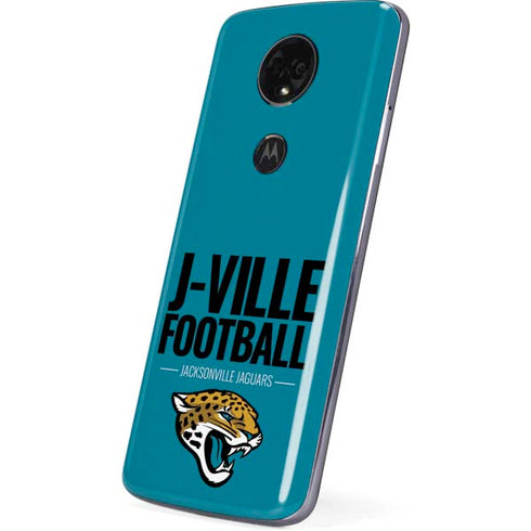 NFL Jacksonville Jaguars Team Motto Moto E5 Plus Skin