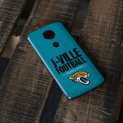 NFL Jacksonville Jaguars Team Motto Moto E5 Plus Skin
