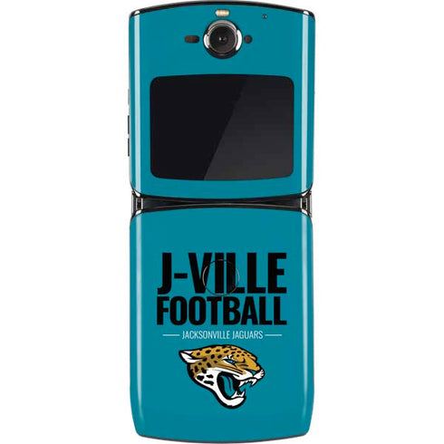 NFL Jacksonville Jaguars Team Motto Motorola RAZR Skin