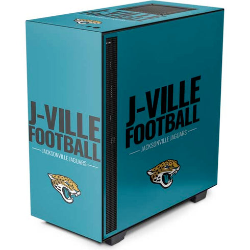 NFL Jacksonville Jaguars Team Motto NZXT H510 Compact ATX Mid-Tower Case Skin