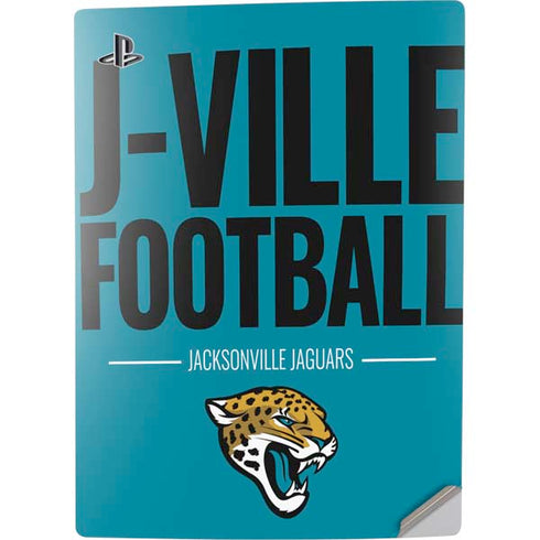 NFL Jacksonville Jaguars Team Motto PS5 Digital Edition Console Skin