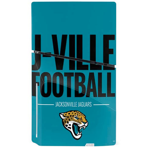 NFL Jacksonville Jaguars Team Motto PS5 Slim Disk Console Skin