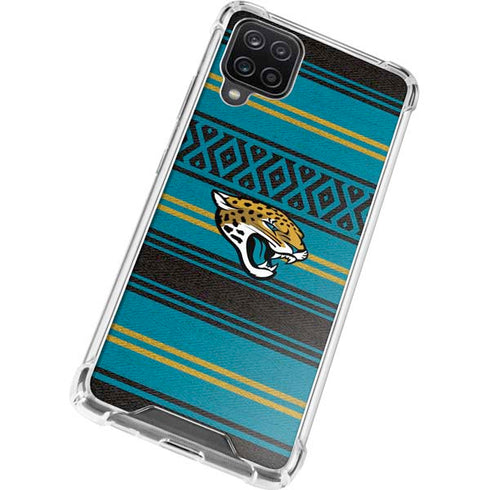 NFL Jacksonville Jaguars Trailblazer Galaxy A12 Clear Case