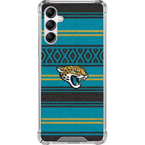 NFL Jacksonville Jaguars Trailblazer Galaxy A14 5G Clear Case