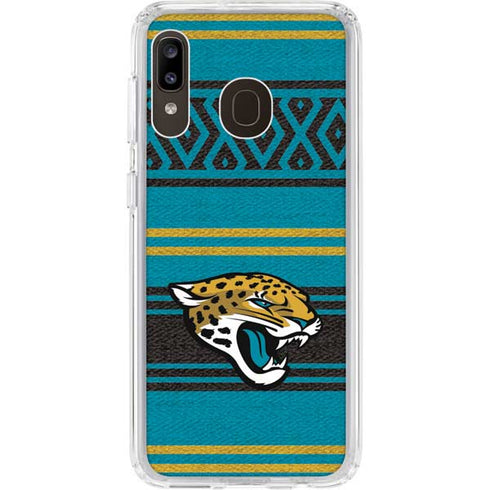 NFL Jacksonville Jaguars Trailblazer Galaxy A20 Clear Case