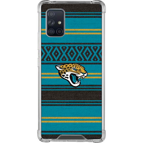 NFL Jacksonville Jaguars Trailblazer Galaxy A71 5G Clear Case