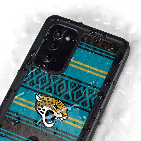 NFL Jacksonville Jaguars Trailblazer Galaxy Note20 5G Waterproof Case