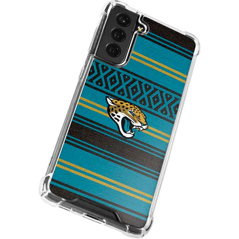 NFL Jacksonville Jaguars Trailblazer Galaxy S21 FE Clear Case