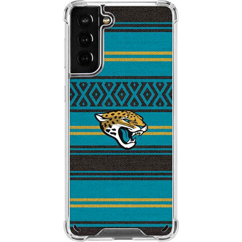 NFL Jacksonville Jaguars Trailblazer Galaxy S21 Plus 5G Clear Case