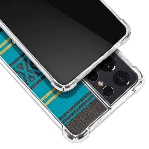 NFL Jacksonville Jaguars Trailblazer Galaxy S21 Ultra 5G Clear Case