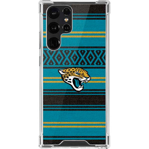 NFL Jacksonville Jaguars Trailblazer Galaxy S22 Ultra Clear Case