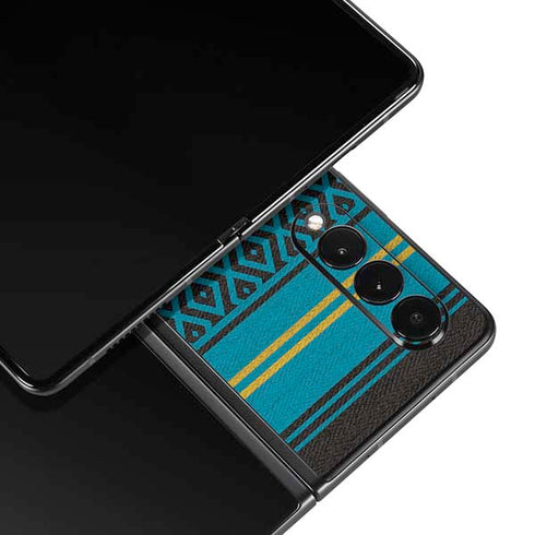 NFL Jacksonville Jaguars Trailblazer Galaxy Z Fold3 5G Skin