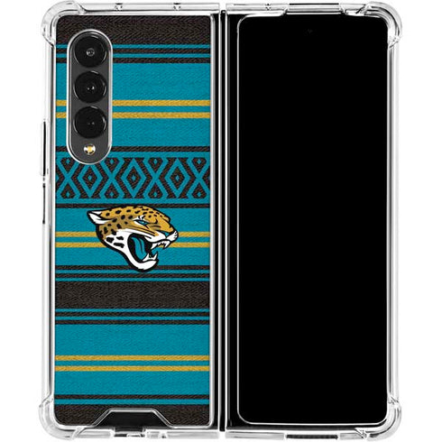 NFL Jacksonville Jaguars Trailblazer Galaxy Z Fold4 5G Clear Case