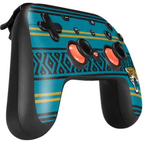 NFL Jacksonville Jaguars Trailblazer Google Stadia Controller Skin