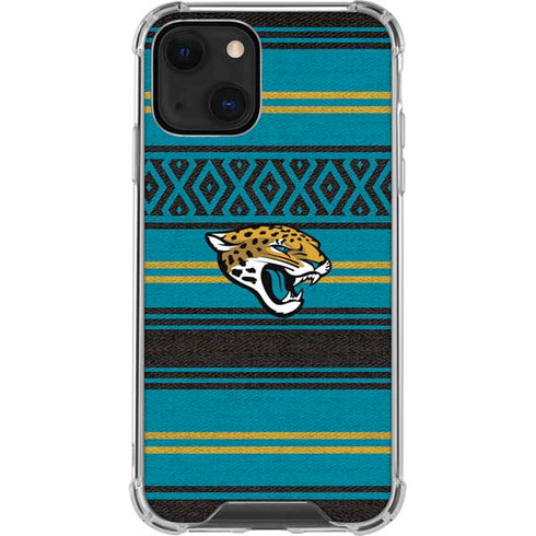 NFL Jacksonville Jaguars Trailblazer iPhone 13 Mini Clear Case