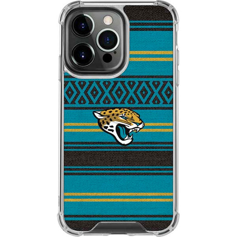 NFL Jacksonville Jaguars Trailblazer iPhone 14 Pro Clear Case