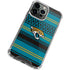 NFL Jacksonville Jaguars Trailblazer iPhone 15 Pro Max Clear Case