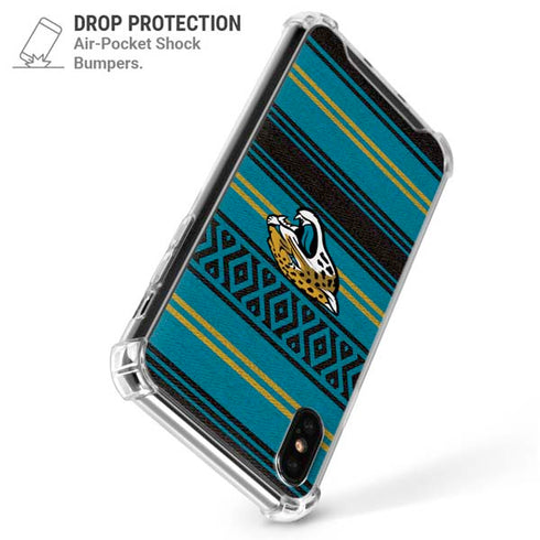 NFL Jacksonville Jaguars Trailblazer iPhone XS Max Clear Case