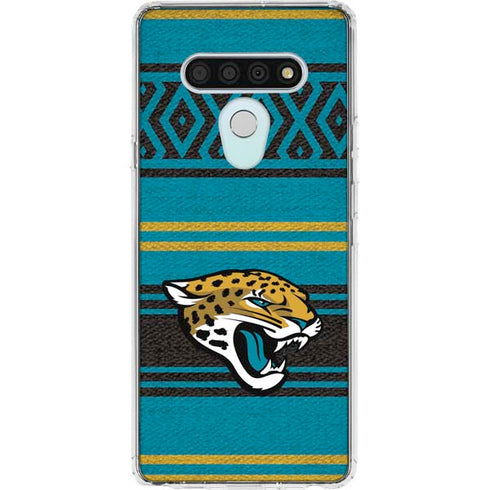 NFL Jacksonville Jaguars Trailblazer LG Stylo 6 Clear Case