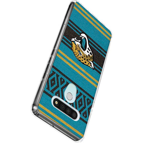 NFL Jacksonville Jaguars Trailblazer LG Stylo 6 Clear Case