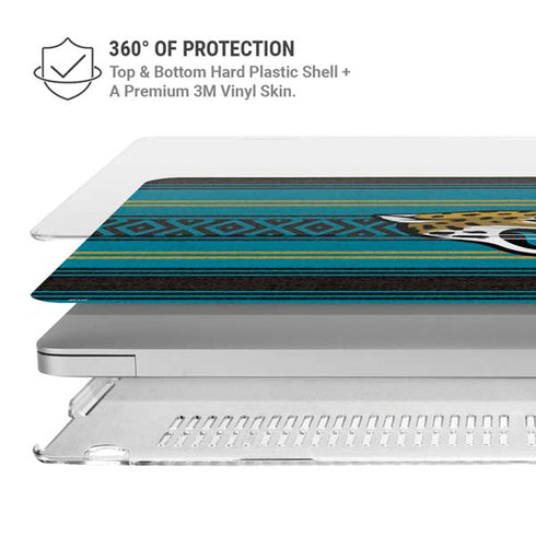 NFL Jacksonville Jaguars Trailblazer MacBook Pro 15in (2016-19) Case plus Skin
