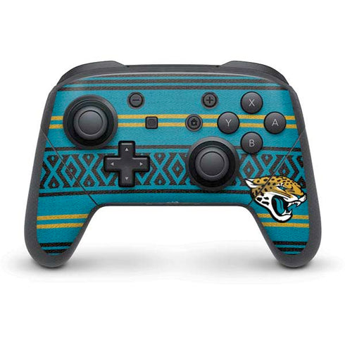 NFL Jacksonville Jaguars Trailblazer Nintendo Switch Pro Controller Skin