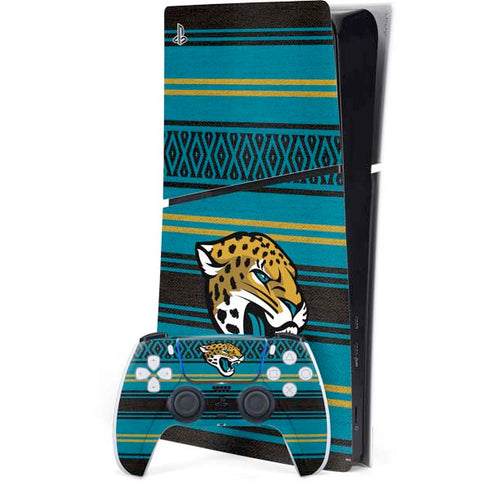 NFL Jacksonville Jaguars Trailblazer PS5 Slim Digital Edition Console Skin