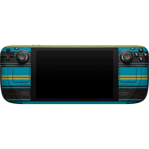 NFL Jacksonville Jaguars Trailblazer Steam Deck Handheld Gaming Computer Skin