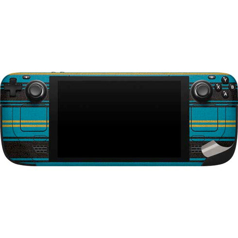 NFL Jacksonville Jaguars Trailblazer Steam Deck Handheld Gaming Computer Skin