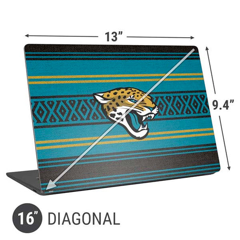 NFL Jacksonville Jaguars Trailblazer Universal Laptop 16in (13 x 9.4in) Skin