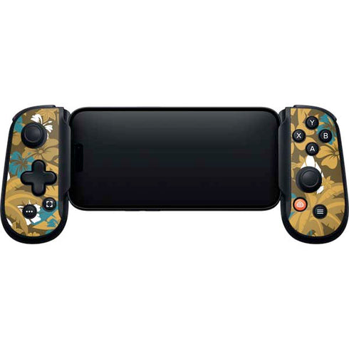 NFL Jacksonville Jaguars Tropical Print Backbone One for iPhone Game Controller Skin