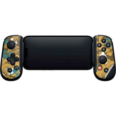 NFL Jacksonville Jaguars Tropical Print Backbone One for iPhone Game Controller Skin