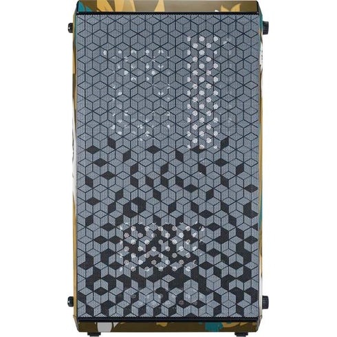 NFL Jacksonville Jaguars Tropical Print Cooler Master MasterBox Q300L Mini Tower Skin