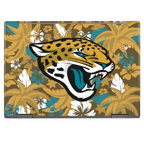 NFL Jacksonville Jaguars Tropical Print HP Envy Skin