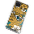 NFL Jacksonville Jaguars Tropical Print Galaxy A12 Clear Case