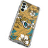 NFL Jacksonville Jaguars Tropical Print Galaxy A13 5G Clear Case