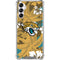 NFL Jacksonville Jaguars Tropical Print Galaxy A15 5G Clear Case