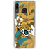 NFL Jacksonville Jaguars Tropical Print Galaxy A20 Clear Case