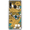 NFL Jacksonville Jaguars Tropical Print Galaxy A30 Clear Case